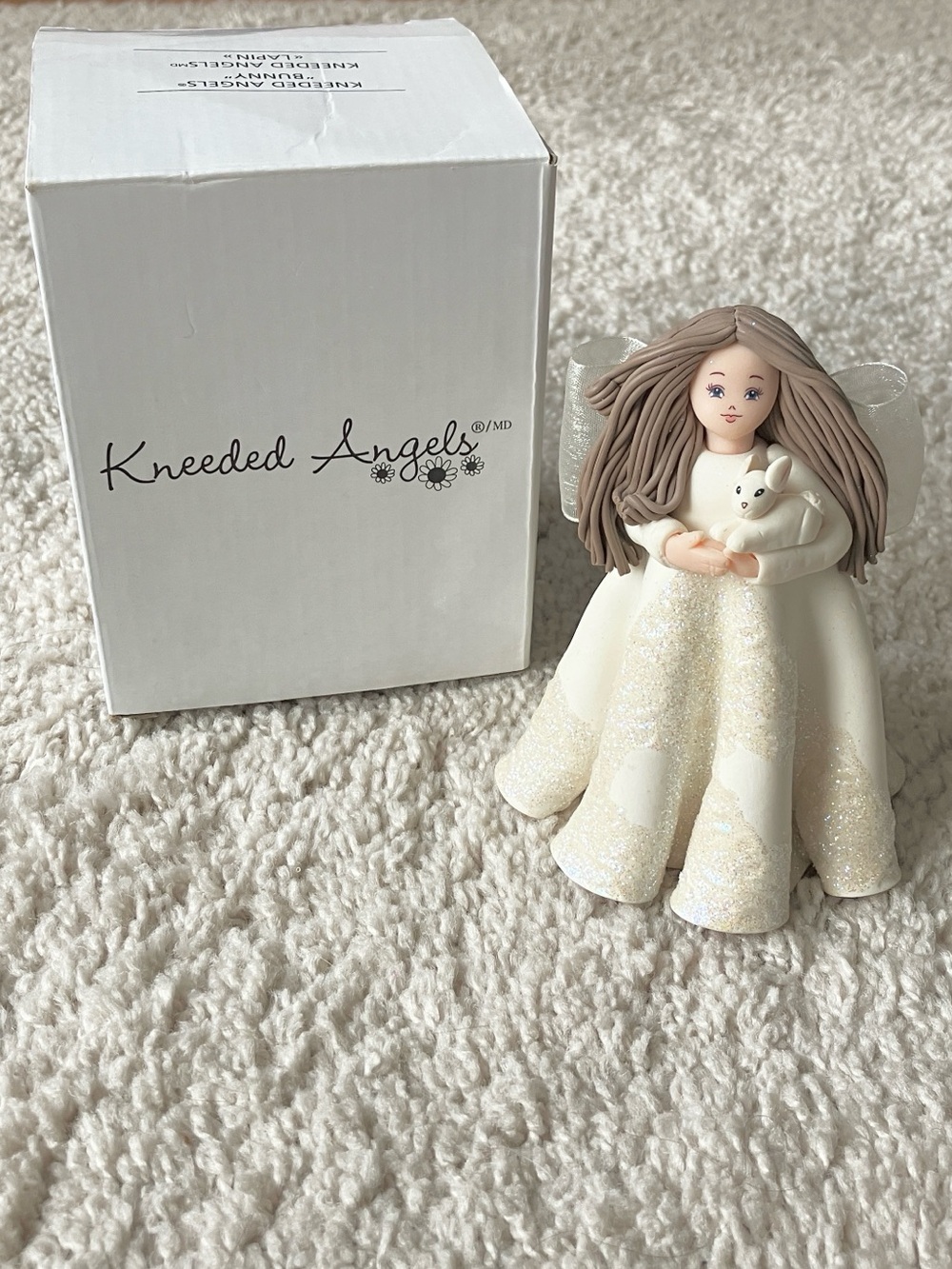 The Kneeded Angels “Bunny” Figurine